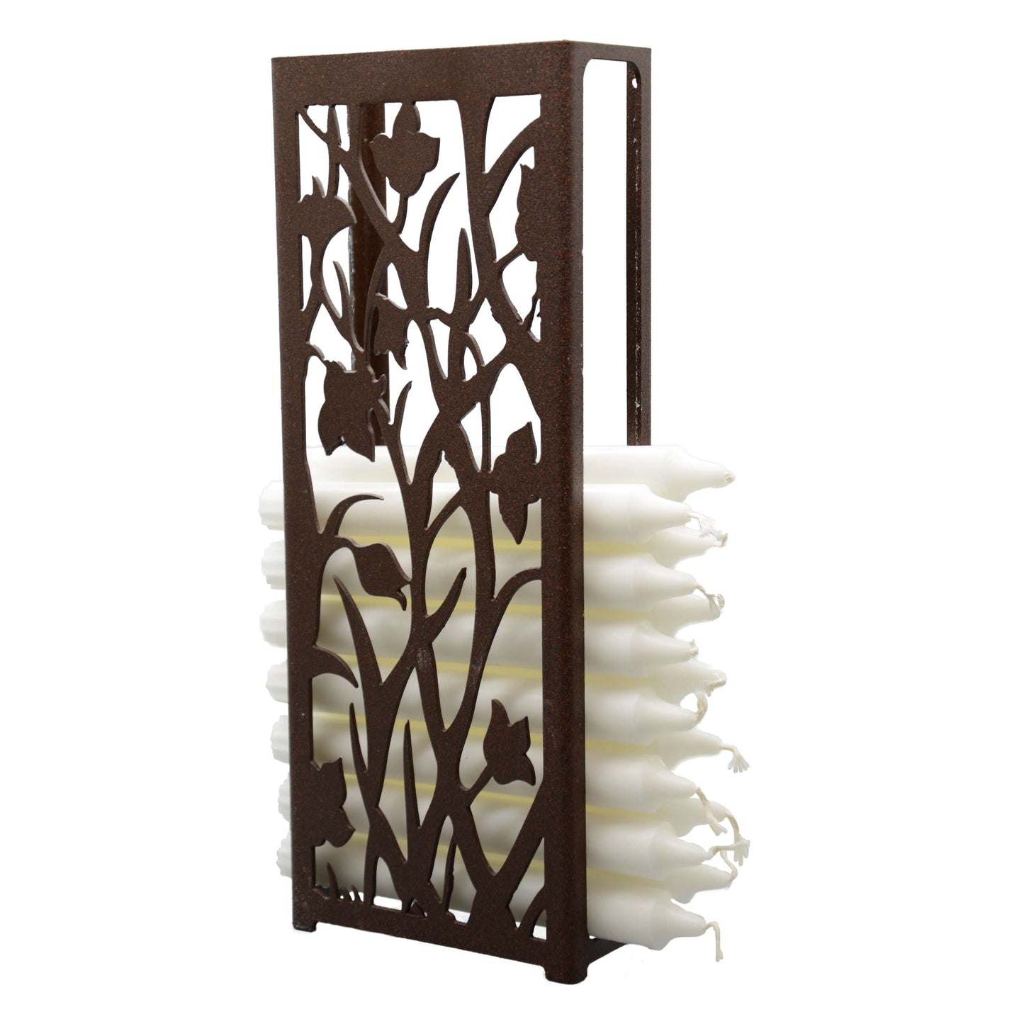 Ljusförvaring och ljushållare för vägg i minimalistisk stil