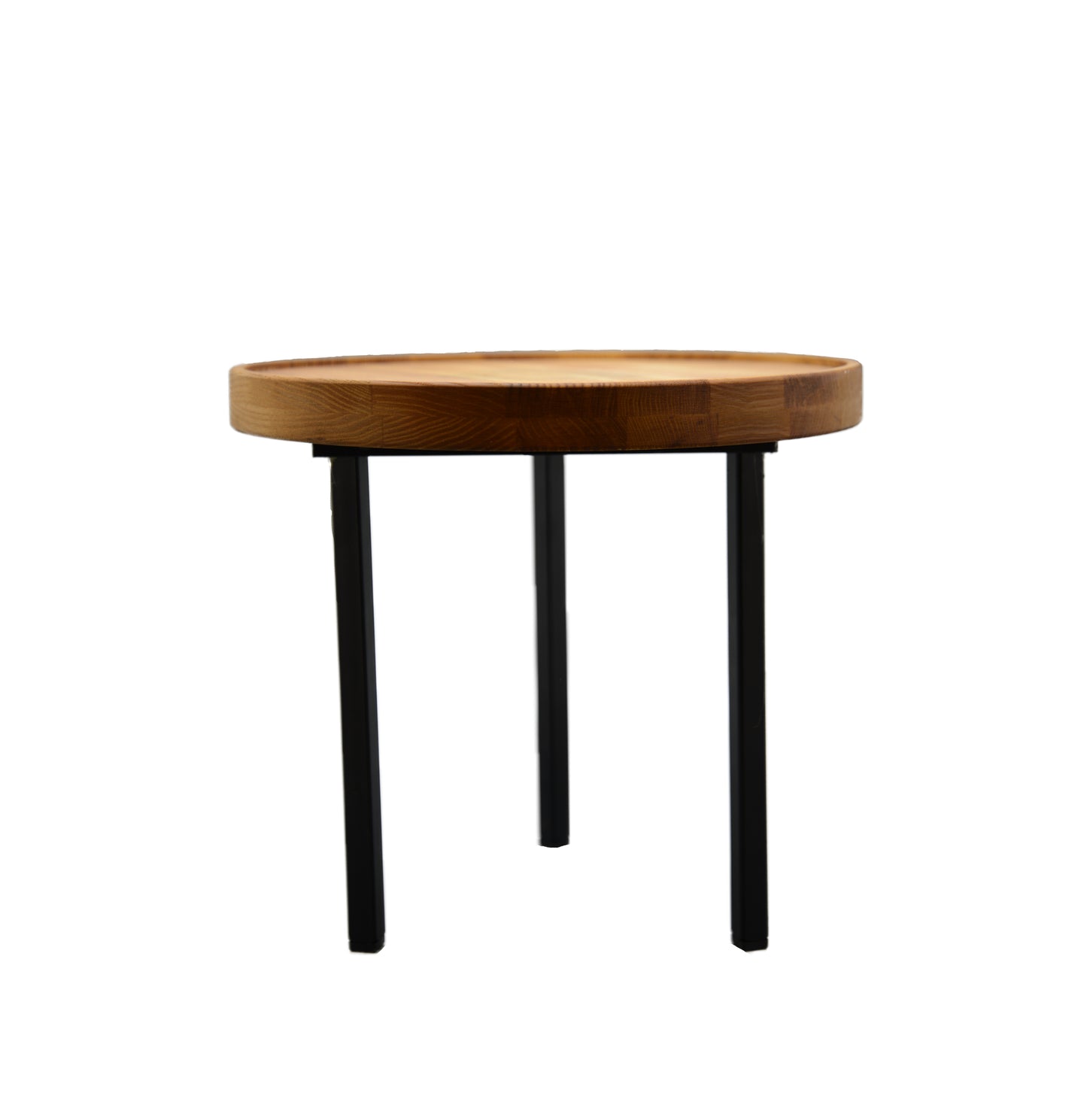 Rund ekbricka med kant 30 cm i diameter, 30 cm hög