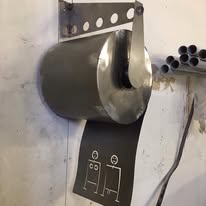 Toaskylt i plåt